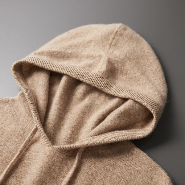 Pure Cashmere Hoodie Sweater