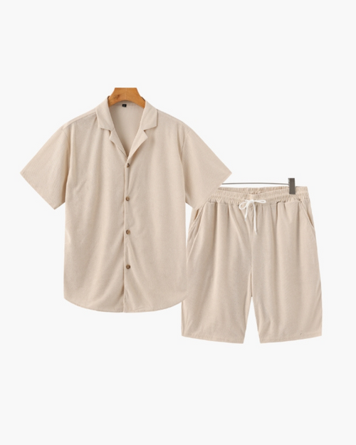 Das Riviera Samt-Kord-Set