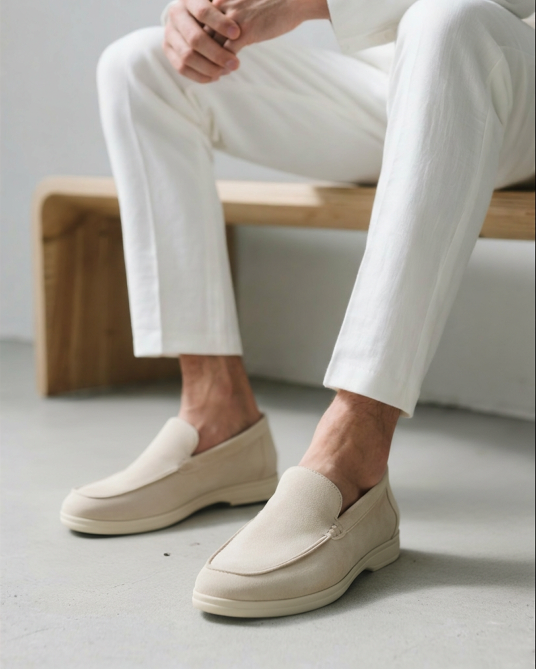 Wildleder Slipper