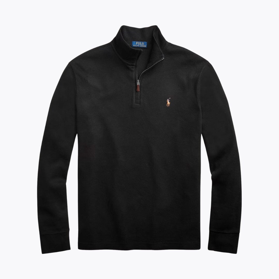 RL Estate-Rib Quarter-Zip Pullover