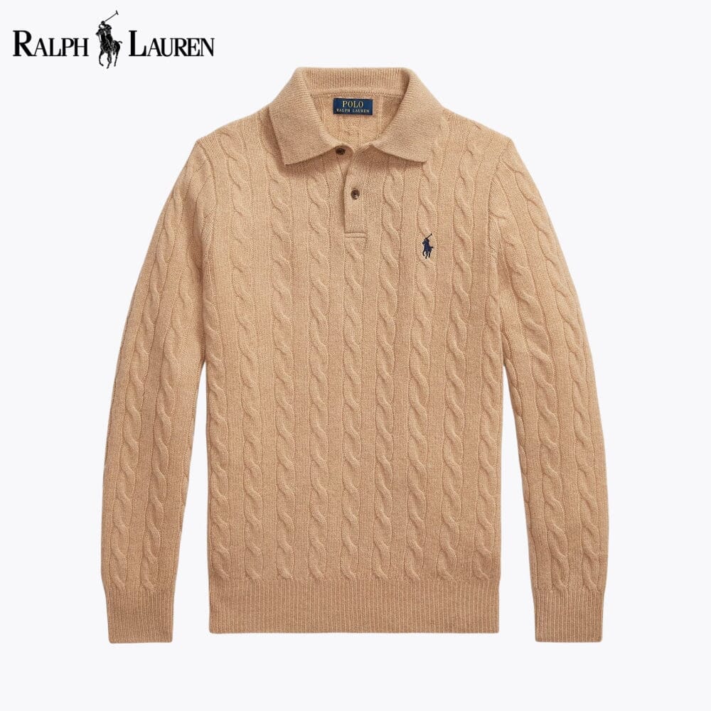 RL Wool–Cashmere Cable-Knit Jumper